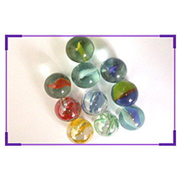  3-Petaled Glass Marbles ( 3-Petaled Glass Marbles)