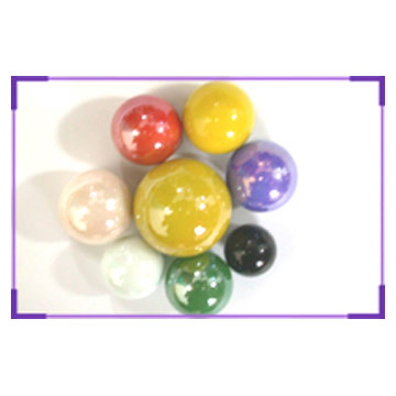  Shiny Porcelain Glass Marbles (Shiny Porcelain Glass Marbles)