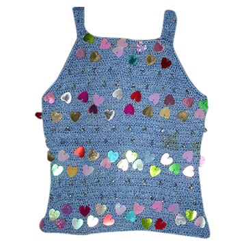  Kids` Hand Crochet Strap Vest (Дети "Рука Crochet Strap Vest)
