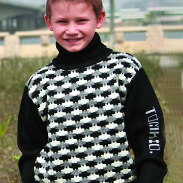  Kids` Brocade Sweater