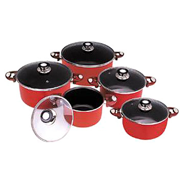  10-Piece Cookware Set (10 pièces Batterie de cuisine)