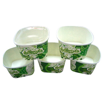  Ice Cream Cups (Suqare Cups) (Мороженое Кубки (Suqare CUPS))