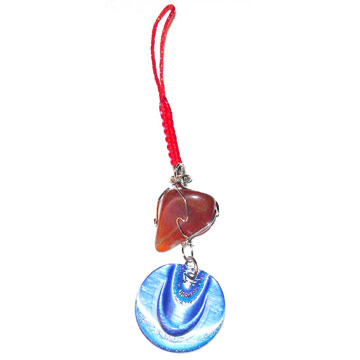  Natural Stone Pendant (Pendentif pierre naturelle)