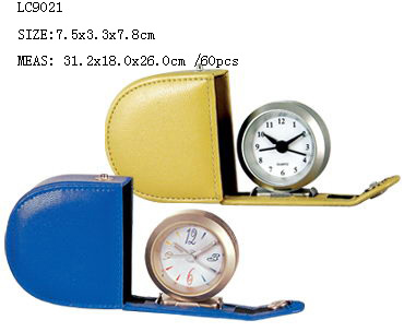  Alarm Clock In Leather Pouch ( Alarm Clock In Leather Pouch)