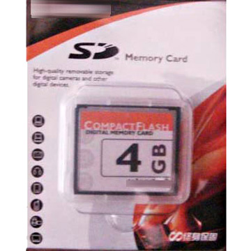  CF 4GB Memory Card (CF 4 Go Memory Card)