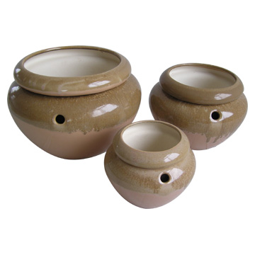  Ceramic Self-Watering Pots (Ceramic Self-Gießkannen)