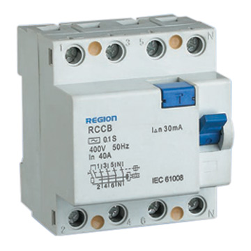  Residual Current Circuit Breaker (Courant résiduel Circuit Breaker)