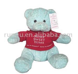  blue teddy bear ( blue teddy bear)