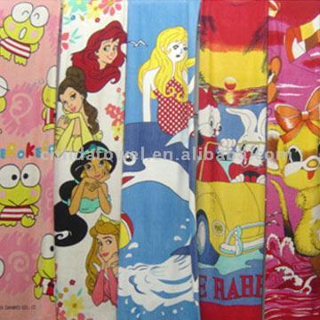  Beach Towels-Velour & Reactive Printed (Serviettes de plage-Velour & Reactive Imprimé)