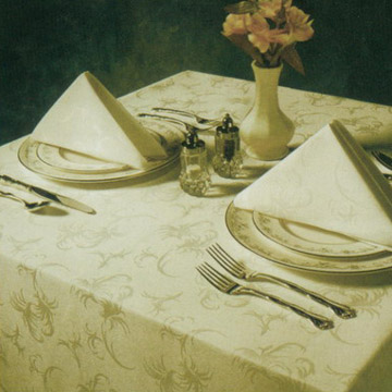  100% Polyester or Cotton Jacquard Table Cloth