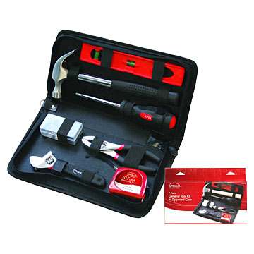  7pc General Tool Kit in Zippered Case (7pc générale Tool Kit en fermeture éclair)