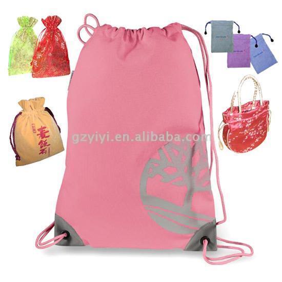  Nylon / Non-Woven Drawstring Bag, Backpack and Jewelry Bag (Nylon / non-tissé avec lacets, sac à dos et sac de bijoux)