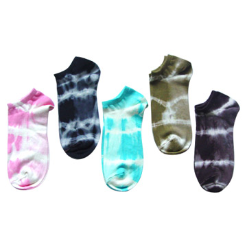 Ladies `Tie-Dye Sneaker-Socken (Ladies `Tie-Dye Sneaker-Socken)