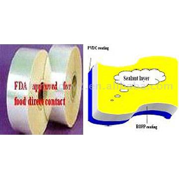  BOPP Web Film Coated With Sealant Layer And PVDC