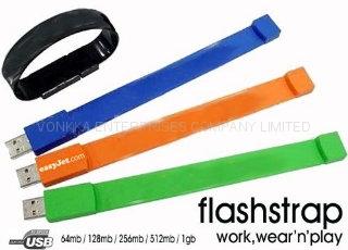  USB Bracelet Flash Drive in Wristband Housing ( USB Bracelet Flash Drive in Wristband Housing)