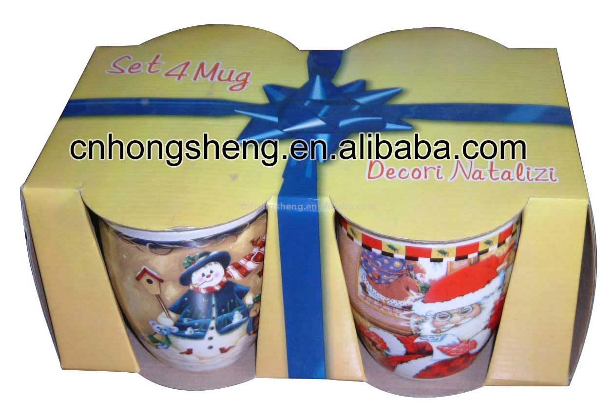  Classical Christmas Mug with Gift Box ( Classical Christmas Mug with Gift Box)