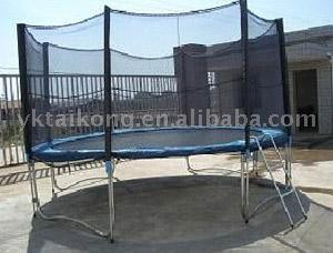  14ft. Trampoline with Safety Net (14ft. Trampoline avec filet de sécurité)