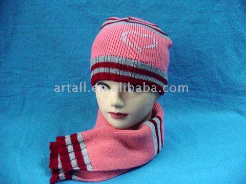  Scarf and Hat Set (Foulard et Hat Set)