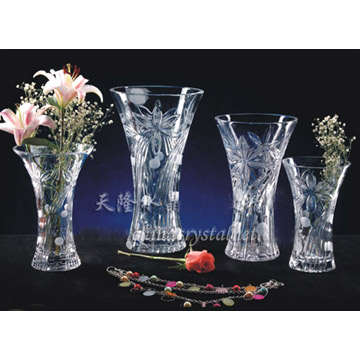  Lead Crystal Vase (Организатор хрустальную вазу)