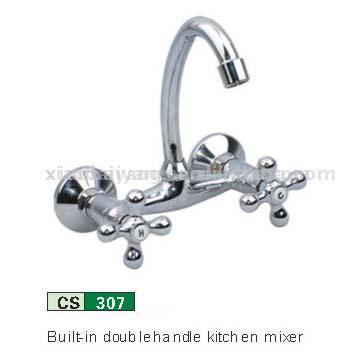  Built-In Double Handle Kitchen Mixer ( Built-In Double Handle Kitchen Mixer)