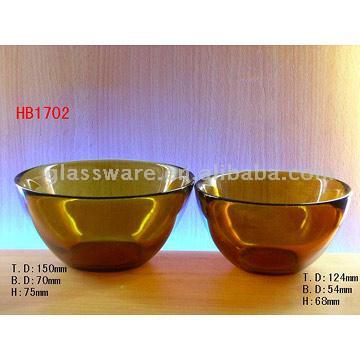  Glass Bowls (Bols en verre)