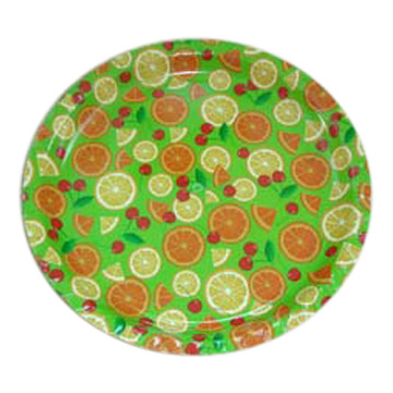  Plastic Round Tray (Bac plastique rond)