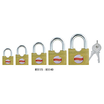  Side Open Brass Padlock With 2 Keys (Côté ouvert Cadenas en laiton avec 2 clés)