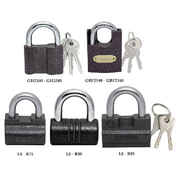  Plastic Plated Iron Padlock, Russian Style Iron Padlock ( Plastic Plated Iron Padlock, Russian Style Iron Padlock)