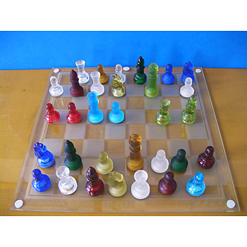  Glass Chess Set