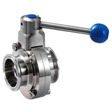  Sanitary Butterfly Clamped Valve ( Sanitary Butterfly Clamped Valve)