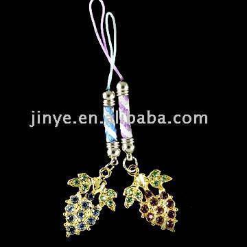  Mobile Phone Charm-Grape ( Mobile Phone Charm-Grape)