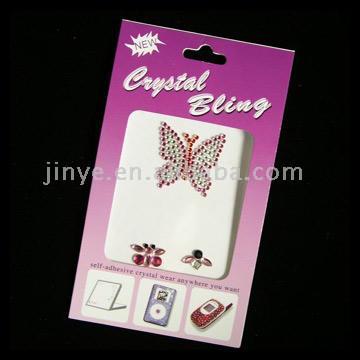  Mobile Phone Crystal Stickers (Butterfly) (Мобильный телефон Crystal Наклейки (бабочка))