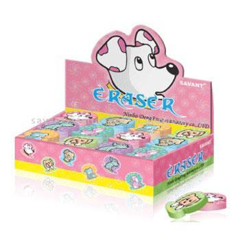  Animal Erasers in Display Box (Животный Ластики на дисплее Box)