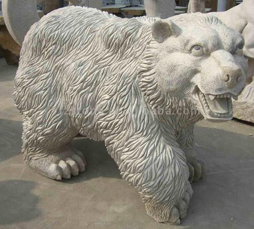  Stone Carving (Bear) (Резьба по камню (медведь))