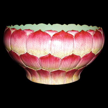  Pastel Ceramic Lotus Basin (Qing Dynasty) (Pastel céramique Lotus Basin (dynastie Qing))