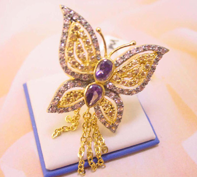  Butterfly CZ Ring (Butterfly CZ Ring)