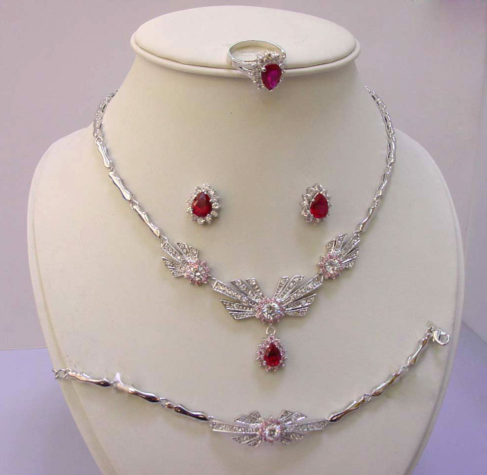 Ruby Jewelry Sets