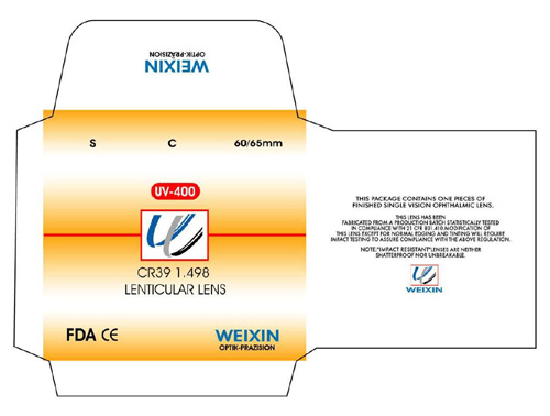  Cr39 Lenticular Lens (Cr39 чечевичным объектива)