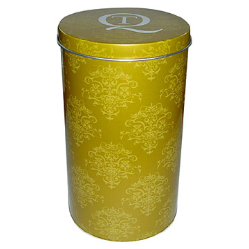  Tea Tin, Tea Canister, Tin Can