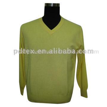  Men`s V-Neck Cashmere Sweater ( Men`s V-Neck Cashmere Sweater)