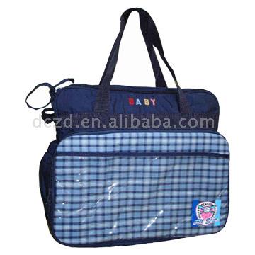 PVC + Cotton Mommy Bag (PVC + Cotton Mommy Bag)