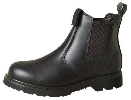  Black Steel Toe Sided Elastic Boot (Black Steel Toe Sided Elastic Boot)