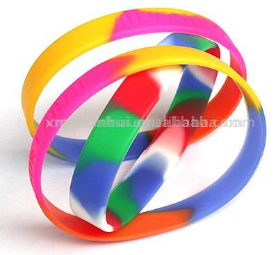  Mixed Color Silicon Wristbands ( Mixed Color Silicon Wristbands)