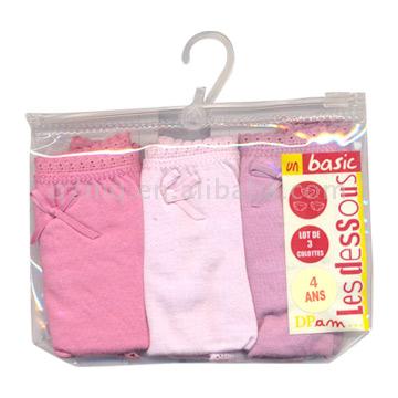  Girl`s Briefs (3pcs/pk) (Girl`s Briefs (3pcs/pk))