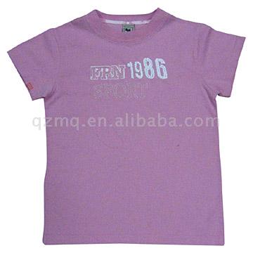  Girl`s Short Sleeve T-Shirt ( Girl`s Short Sleeve T-Shirt)