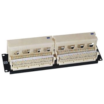  CAT6, 110-Terminal, 19" Patch Panel with Cable Management (CAT6, 110-administration, 19 "Patch Panel avec Cable Management)