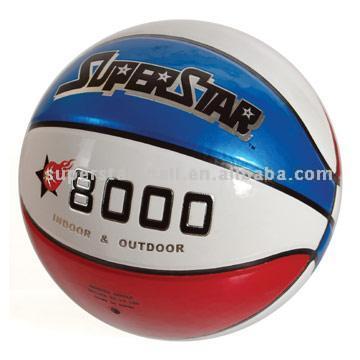  Shinny Red/White TPU Basketball (Size 7) (Shinny Red / White ТПУ Баскетбол (размер 7))