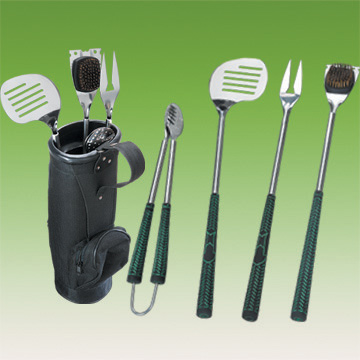  4pc Golf BBQ Set ( 4pc Golf BBQ Set)