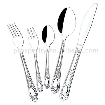  Stainless Cutlery Set (Edelstahl Besteck-Set)