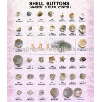 Shell Buttons (Marten`s Pearl Oyster) (Shell Buttons (Marten`s Pearl Oyster))